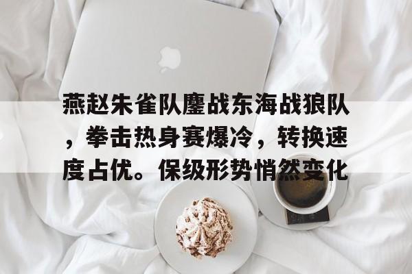 燕赵朱雀队鏖战东海战狼队，拳击热身赛爆冷，转换速度占优。保级形势悄然变化的简单介绍